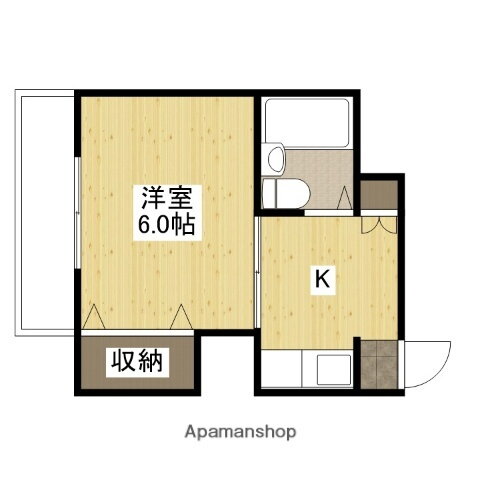 広島県広島市西区東観音町 西観音町駅 1K マンション 賃貸物件詳細