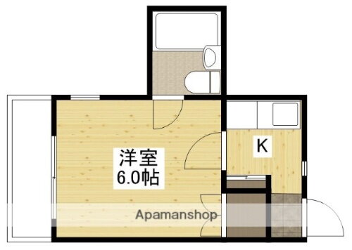 エステート中広 3階 1K 賃貸物件詳細