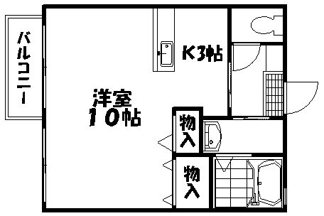 広島県広島市南区向洋新町３丁目 1K アパート 賃貸物件詳細