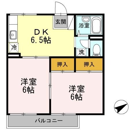 広島県府中市府中町 府中駅 2DK アパート 賃貸物件詳細