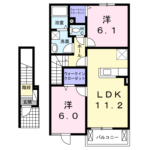 広島県福山市加茂町字八軒屋 万能倉駅 2LDK アパート 賃貸物件詳細