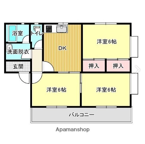 広島県福山市駅家町大字万能倉 万能倉駅 3DK マンション 賃貸物件詳細