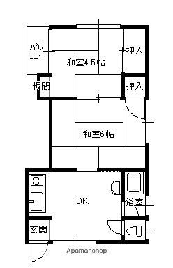 広島県呉市上長迫町 2K アパート 賃貸物件詳細