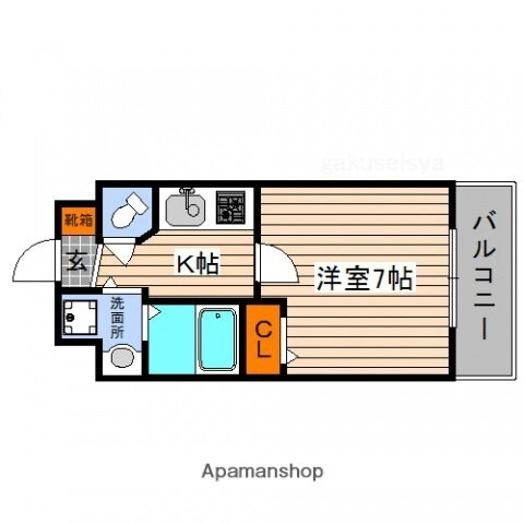 広島県広島市安佐南区伴中央６丁目 伴中央駅 1K マンション 賃貸物件詳細