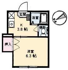 広島県広島市南区東霞町 南区役所前駅 1K アパート 賃貸物件詳細