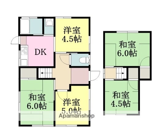 平松（秀）住宅 5DK 賃貸物件詳細