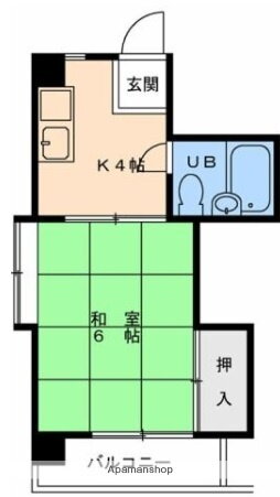 愛媛県松山市久万ノ台 1K マンション 賃貸物件詳細