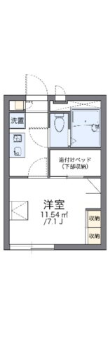 レオパレスシェルフィード山越 2階 1K 賃貸物件詳細