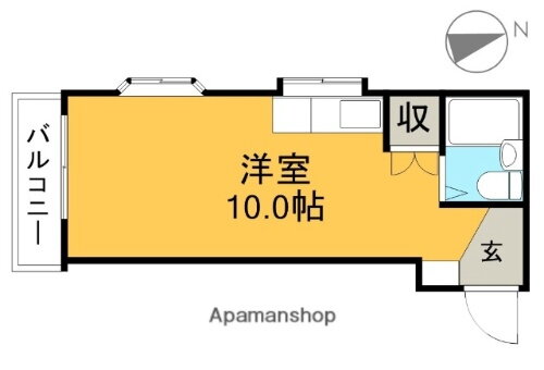 高知県高知市稲荷町 知寄町駅 ワンルーム アパート 賃貸物件詳細