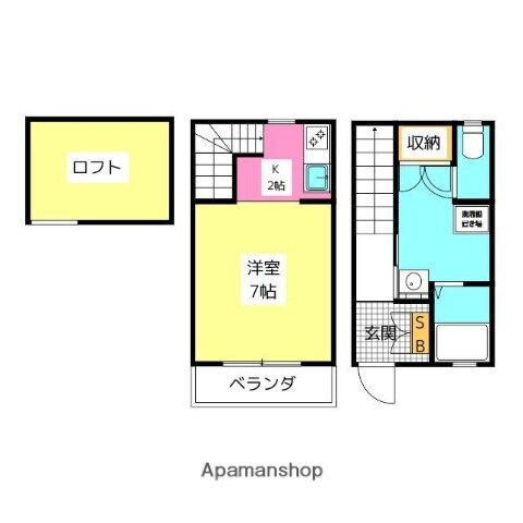 福岡県福岡市南区玉川町 高宮駅 1K アパート 賃貸物件詳細