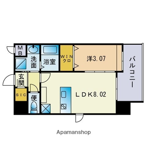 福岡県福岡市南区清水３丁目 高宮駅 1LDK マンション 賃貸物件詳細