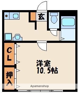 福岡県福津市西福間２丁目 福間駅 1K アパート 賃貸物件詳細