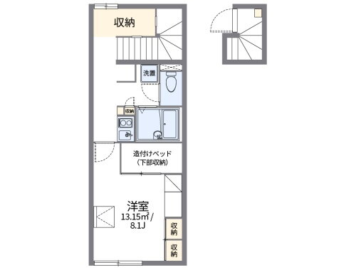 福岡県筑後市大字熊野 羽犬塚駅 1K アパート 賃貸物件詳細