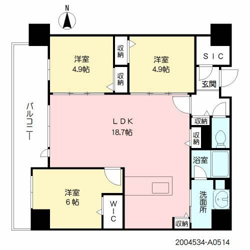 福岡県福岡市東区香椎照葉７丁目 千早駅 3LDK マンション 賃貸物件詳細