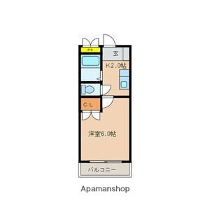 ウイング多々良 2階 1K 賃貸物件詳細