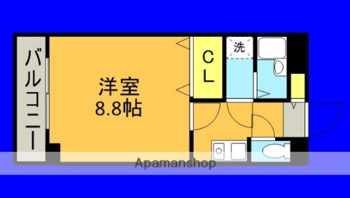 福岡県福岡市西区愛宕３丁目 室見駅 1K マンション 賃貸物件詳細