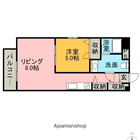 福岡県福岡市西区姪の浜３丁目 姪浜駅 1LDK マンション 賃貸物件詳細