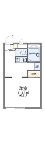 レオパレス佐賀 2階 1K 賃貸物件詳細