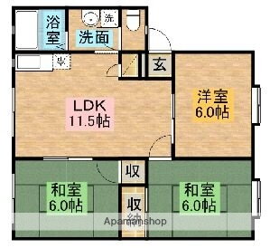 佐賀県佐賀市諸富町大字徳富 佐賀駅 3LDK アパート 賃貸物件詳細