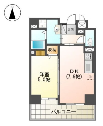 長崎県長崎市若葉町 長崎大学駅 1DK マンション 賃貸物件詳細