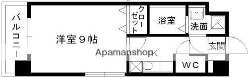 熊本県熊本市中央区保田窪１丁目 1K マンション 賃貸物件詳細
