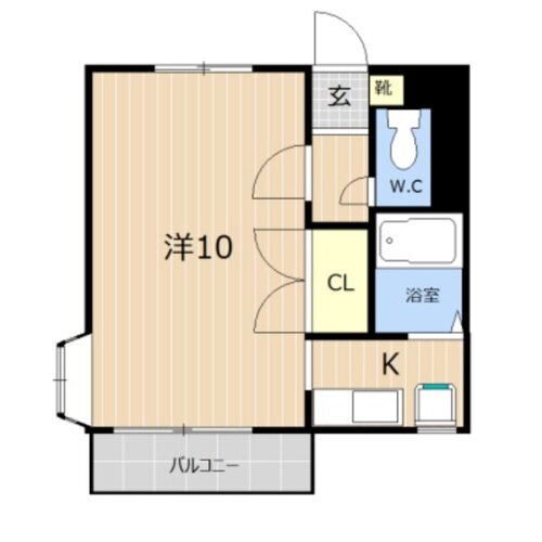 熊本県熊本市中央区新大江２丁目 水前寺駅 1K マンション 賃貸物件詳細