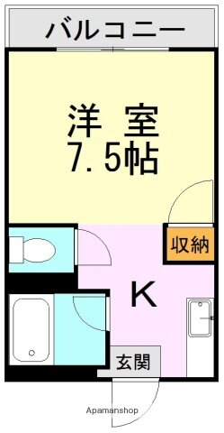 熊本県熊本市東区新南部４丁目 ワンルーム アパート 賃貸物件詳細