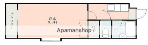 熊本県熊本市中央区大江１丁目 九品寺交差点駅 1K マンション 賃貸物件詳細