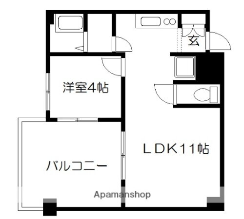 熊本県熊本市中央区紺屋町２丁目 河原町駅 1LDK マンション 賃貸物件詳細