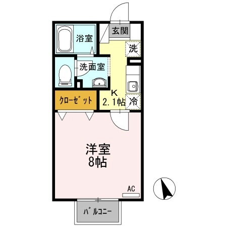 大分県中津市沖代町１丁目 中津駅 1K アパート 賃貸物件詳細