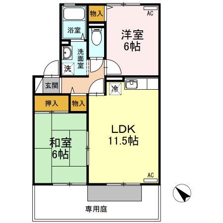 大分県中津市大字永添 中津駅 2LDK アパート 賃貸物件詳細