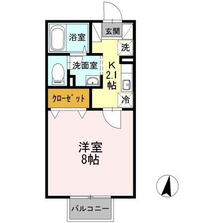 大分県中津市蛭子町３丁目 中津駅 1K アパート 賃貸物件詳細