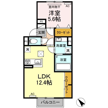 大分県中津市中央町２丁目 中津駅 1LDK アパート 賃貸物件詳細