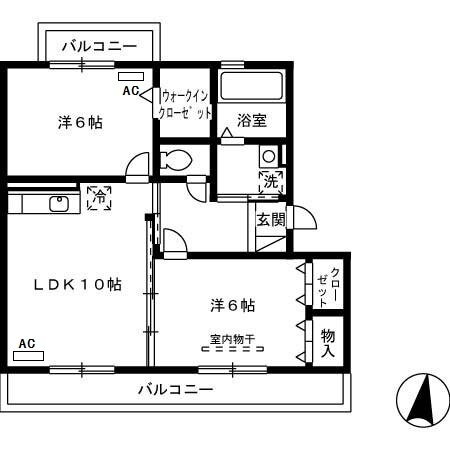 宮崎県宮崎市吉村町浮之城 2LDK アパート 賃貸物件詳細