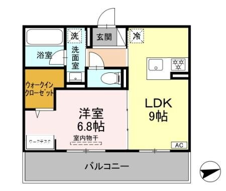 鹿児島県鹿児島市上之園町 鹿児島中央駅 1LDK アパート 賃貸物件詳細