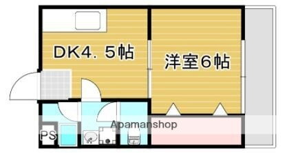 田尻マンション 3階 1DK 賃貸物件詳細