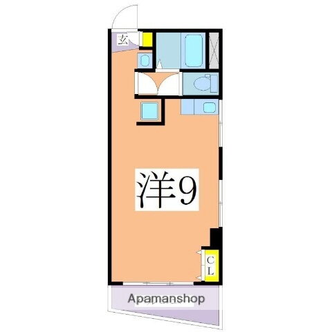 プレーリーⅡ 4階 ワンルーム 賃貸物件詳細