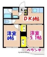 鹿児島県鹿児島市唐湊３丁目 郡元駅 2DK マンション 賃貸物件詳細