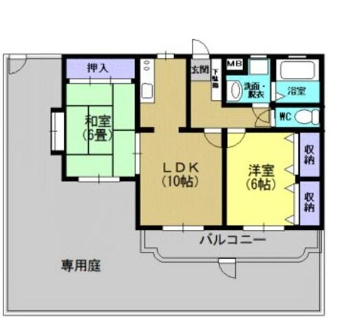 鹿児島県鹿児島市桜ヶ丘６丁目 宇宿駅 2LDK マンション 賃貸物件詳細