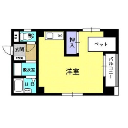 セジュール新屋敷 4階 ワンルーム 賃貸物件詳細