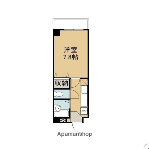 コンフォート松川 5階 1K 賃貸物件詳細