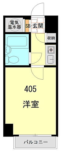 三田富洋ハイツ 4階 1K 賃貸物件詳細
