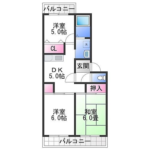 ファミールぴあ狭山 1階 3DK 賃貸物件詳細
