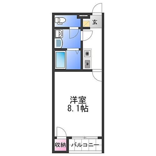 和歌山県和歌山市今福2丁目 和歌山港駅 1K アパート 賃貸物件詳細