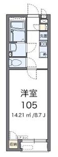 神奈川県相模原市南区新戸 相武台下駅 1K アパート 賃貸物件詳細