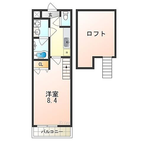 大阪府堺市西区鳳西町2丁 鳳駅 1K アパート 賃貸物件詳細