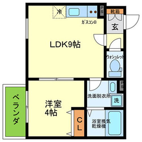 ｂａｄｇｅ　ｙａｔａ 2階 1LDK 賃貸物件詳細