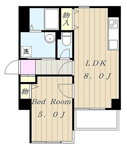 神奈川県相模原市中央区鹿沼台1丁目 淵野辺駅 1LDK マンション 賃貸物件詳細