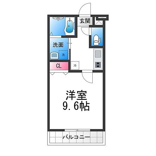 大阪府堺市西区鳳中町1丁 鳳駅 1K アパート 賃貸物件詳細