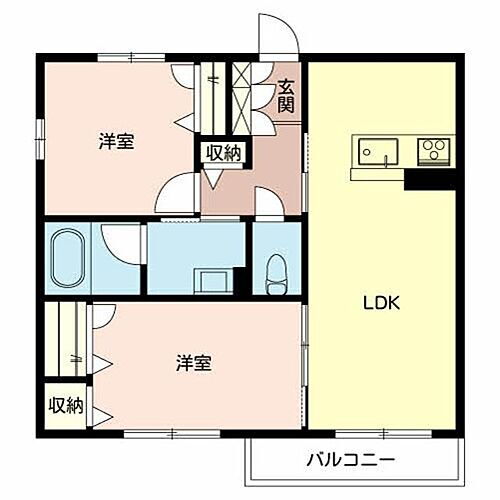 兵庫県西脇市西脇1149-15 西脇市駅 2LDK アパート 賃貸物件詳細